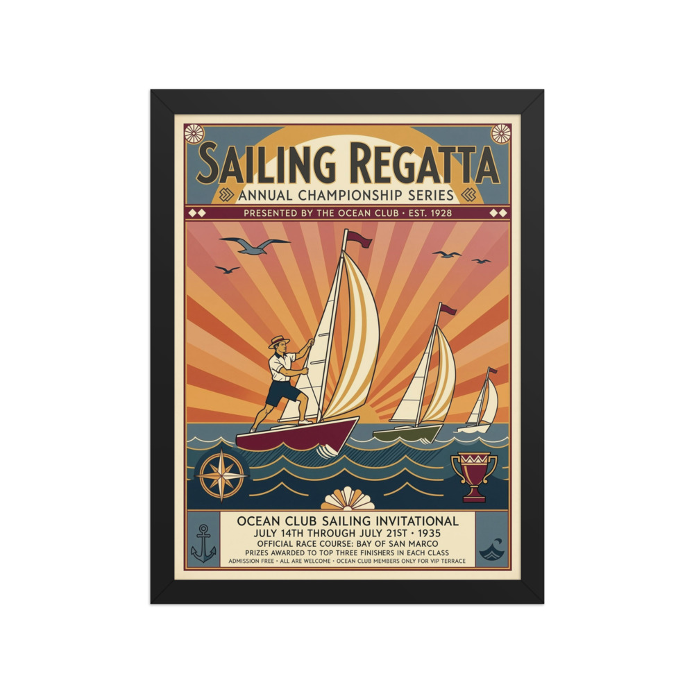 Sailing Regatta Poster