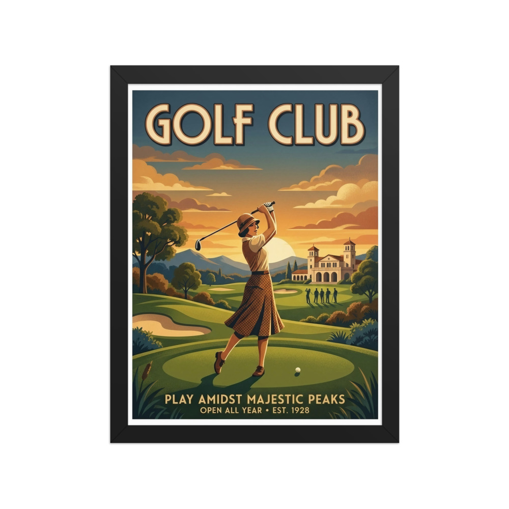 Golf Club Poster