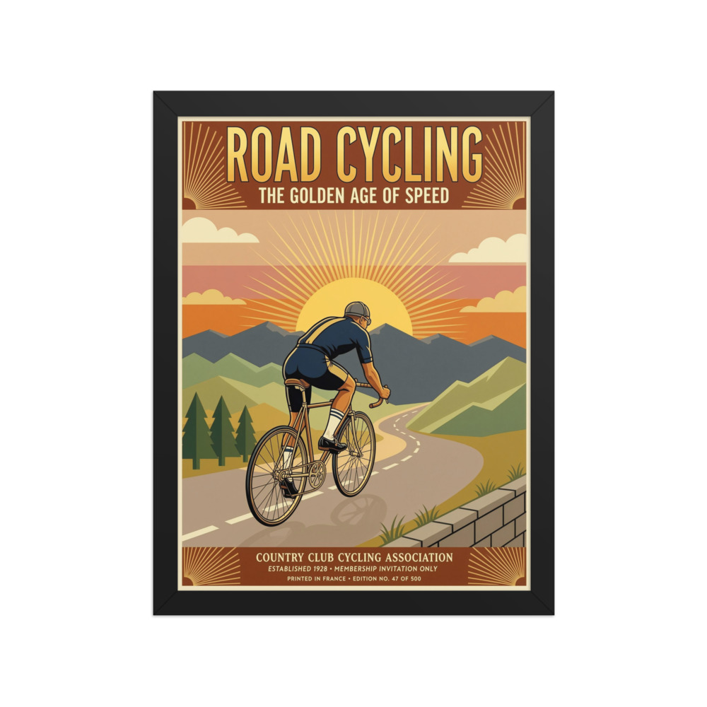 Vintage Cycling Poster