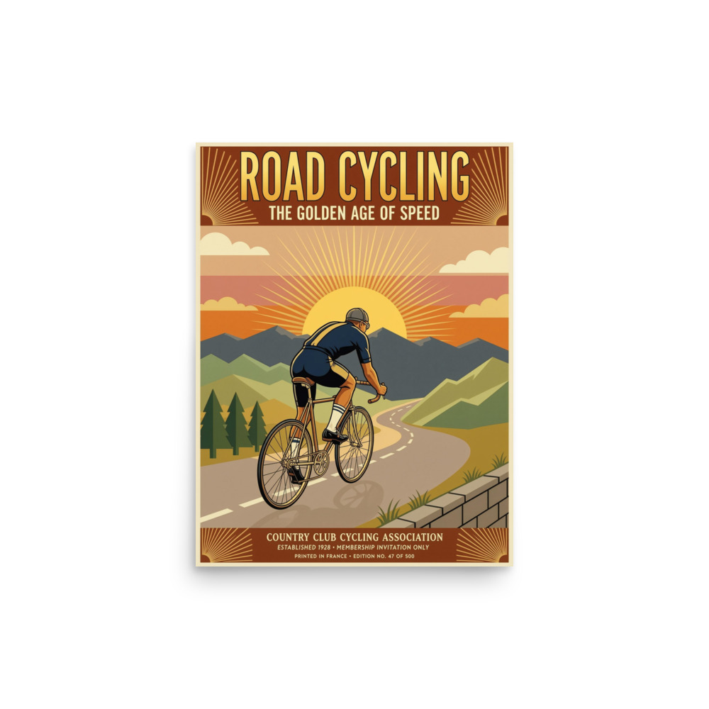 Vintage Cycling Poster