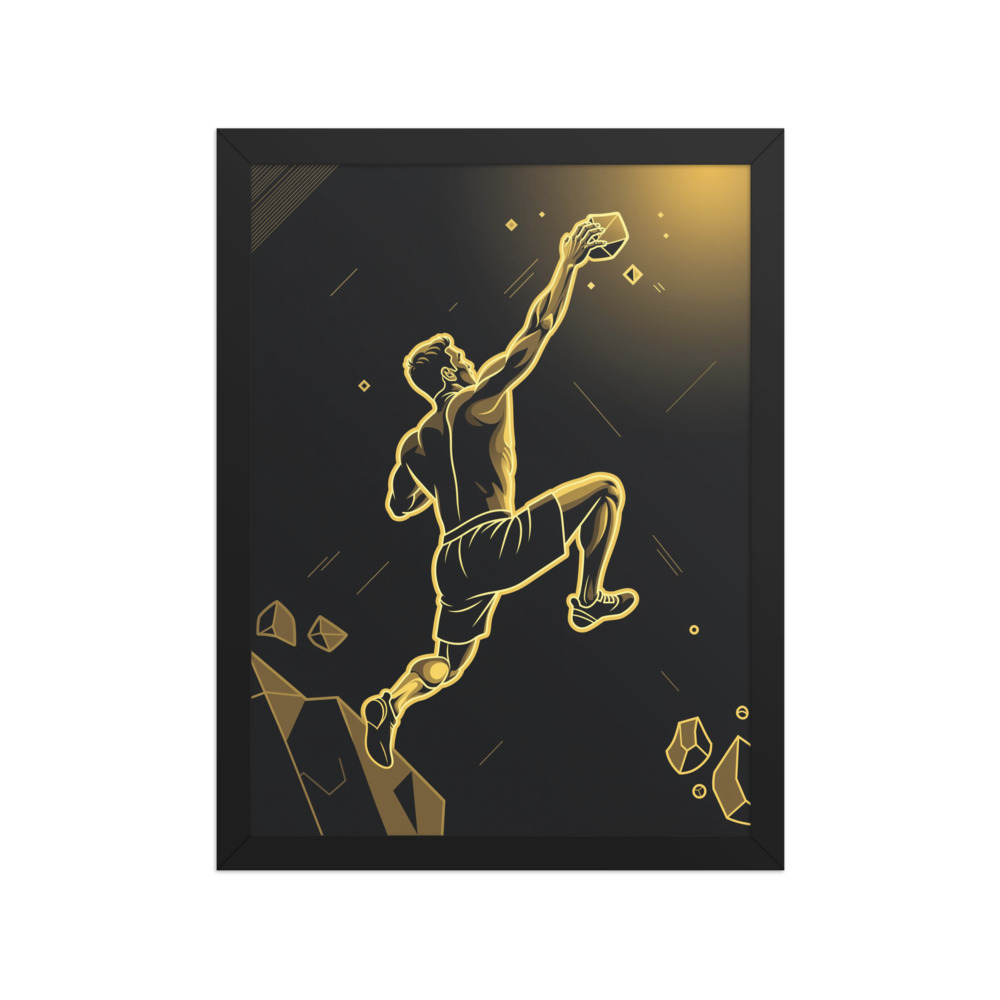 Rock Climber Reach