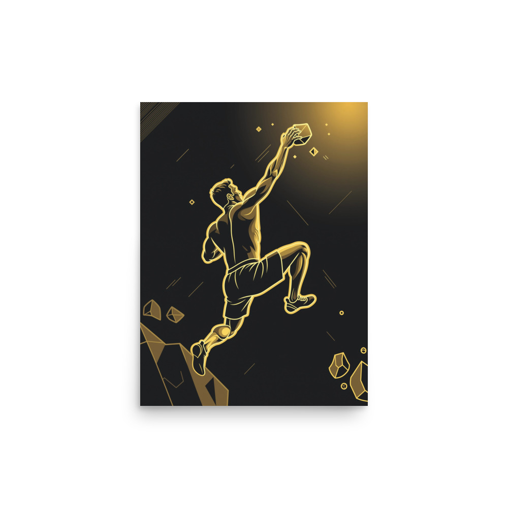 Rock Climber Reach
