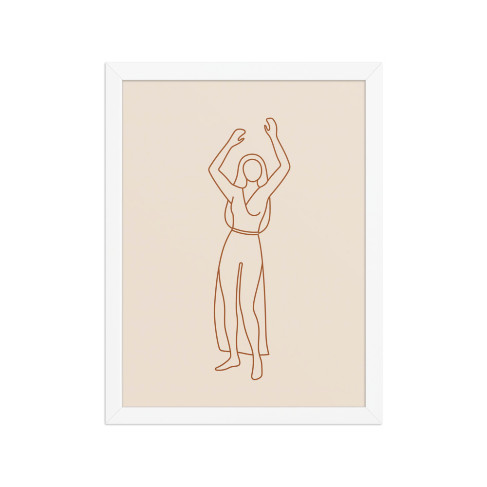 Minimalist Figure Line Art