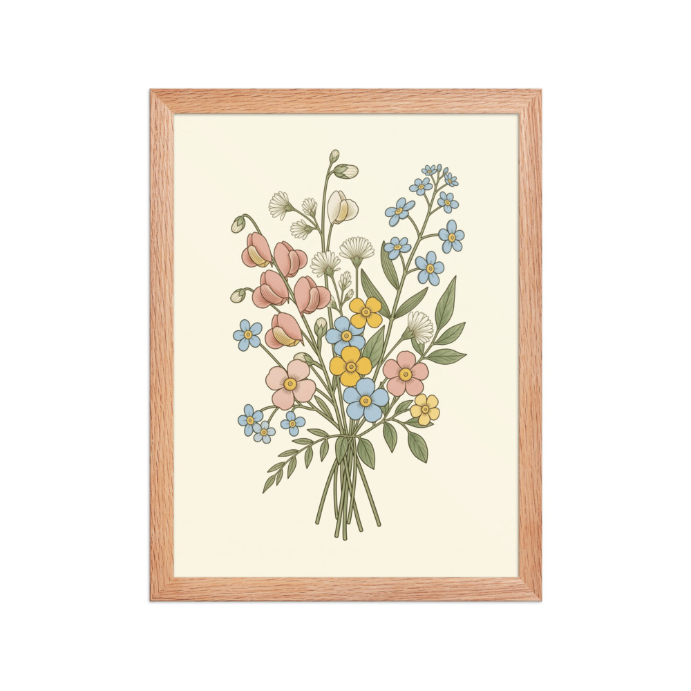Sweet Pea Bouquet