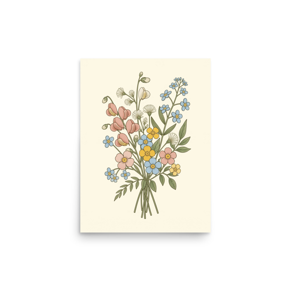 Sweet Pea Bouquet