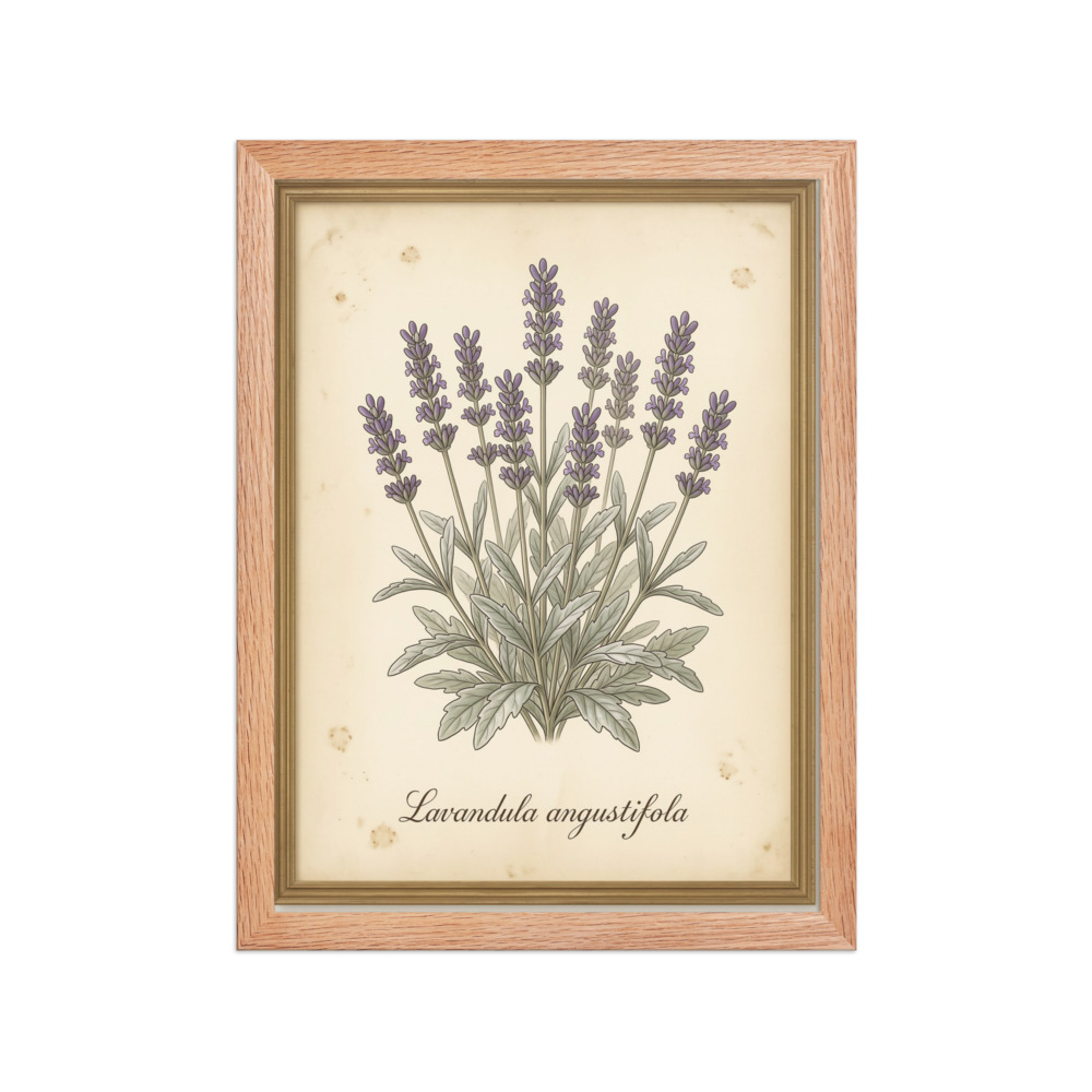 Common Lavender — Vintage Botanical Print