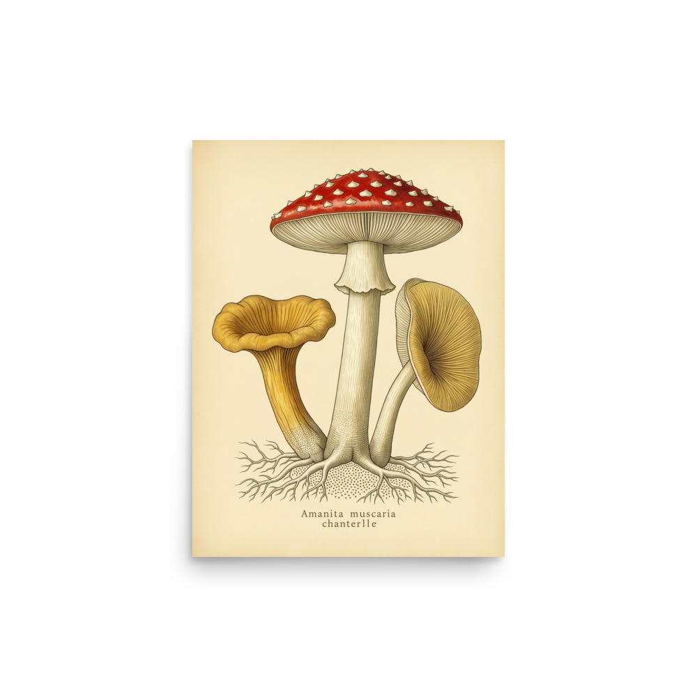 Wild Amanita Mushrooms