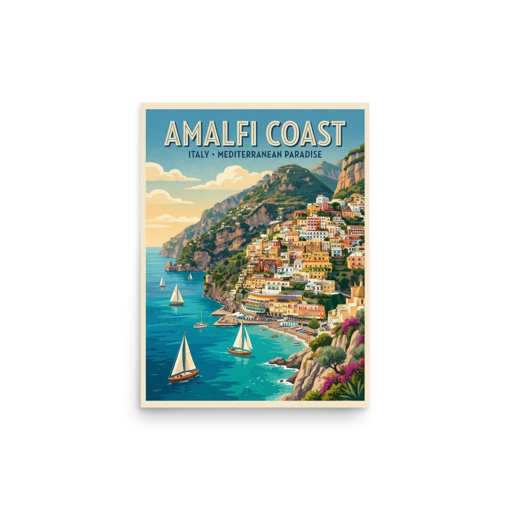 Amalfi Coast Poster