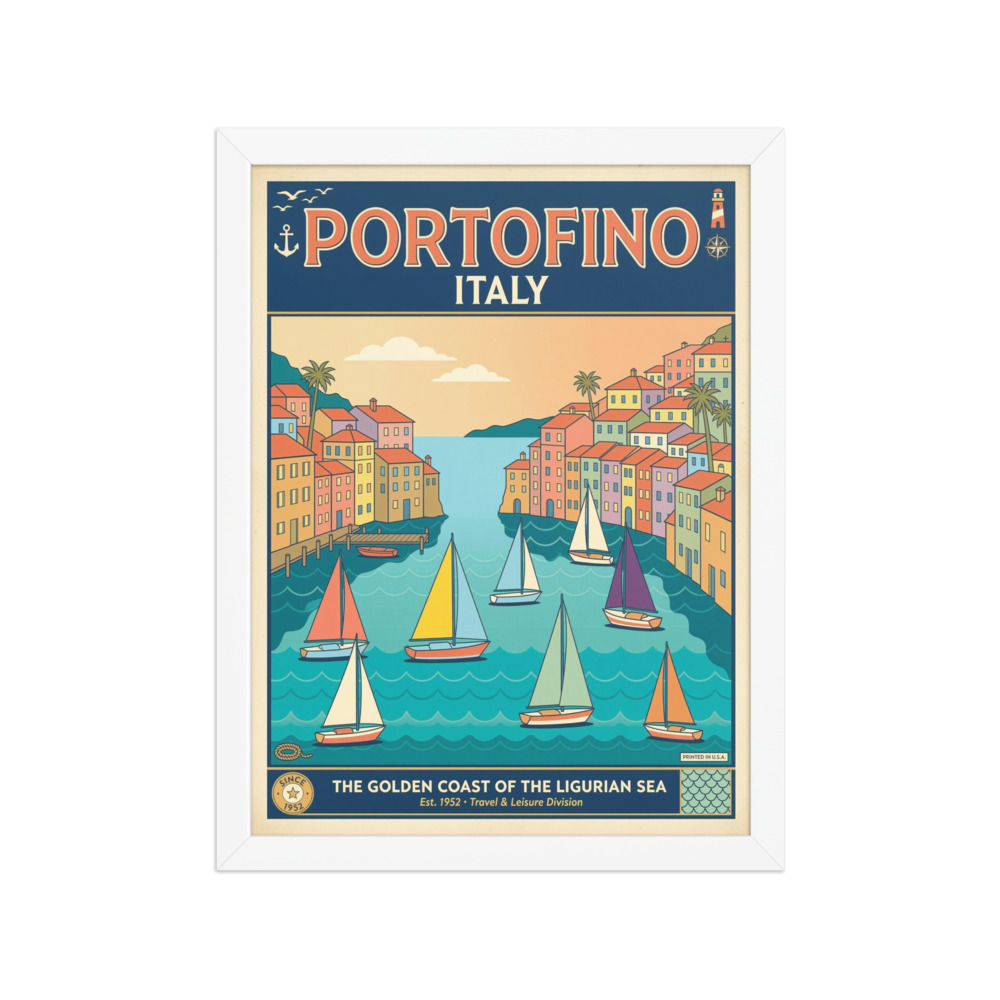 Portofino Italy Poster