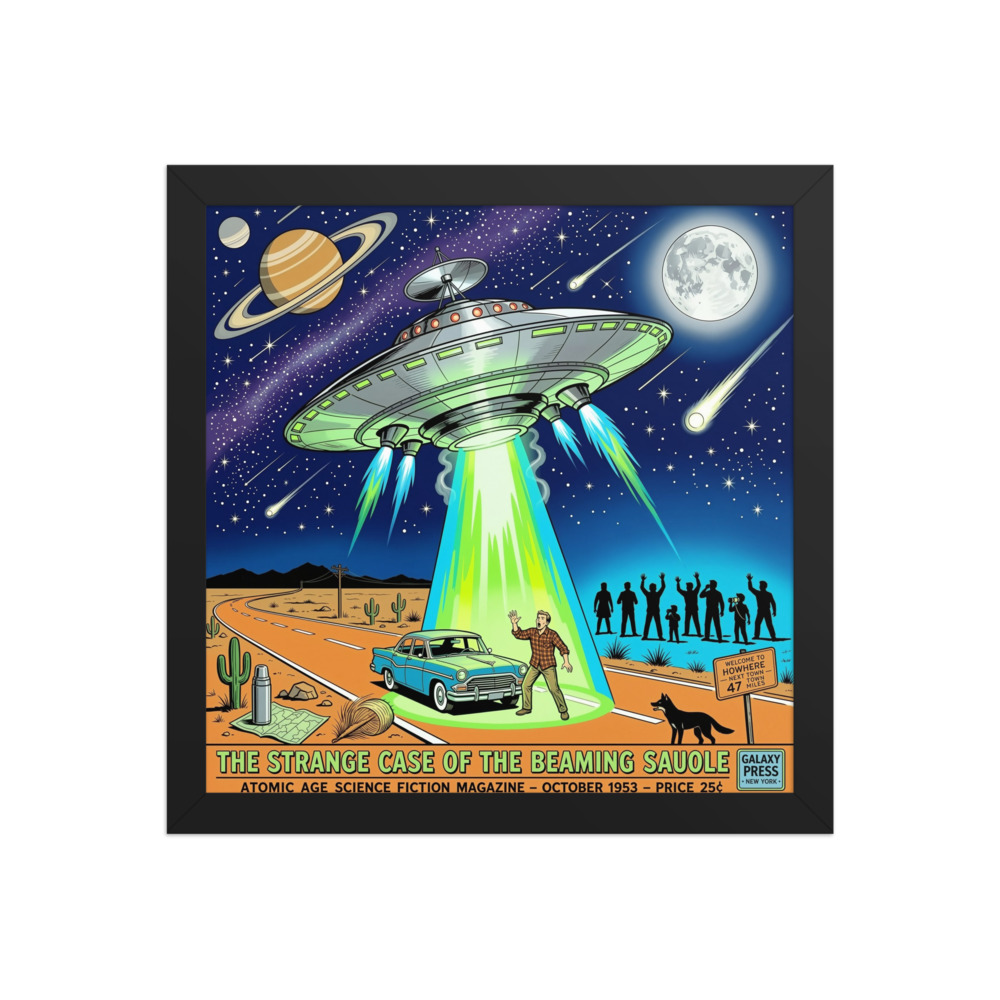 Retro Sci-Fi UFO