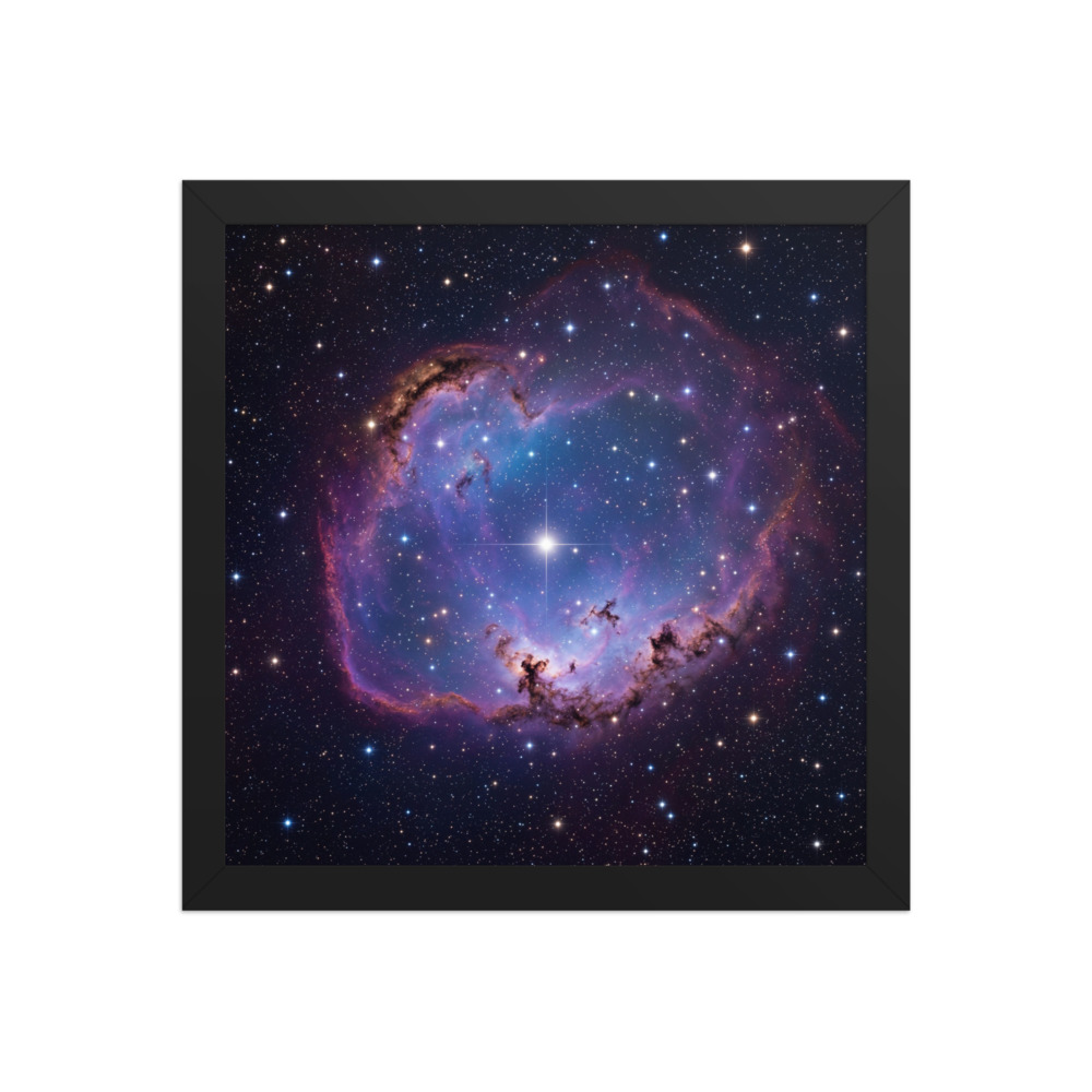 Cassiopeia Constellation Art Print, celestial constellation wall art, home office decor, astronomy gift, star map decor