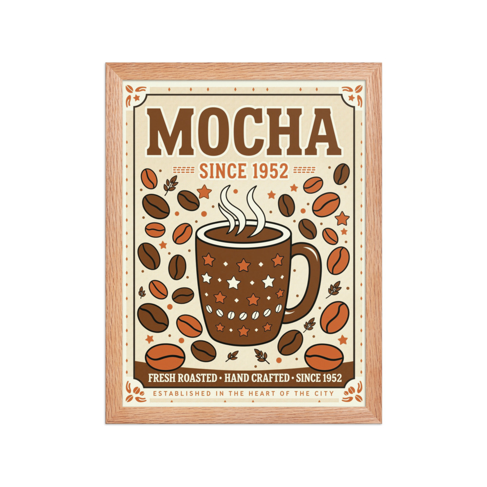 Mocha Cafe Poster