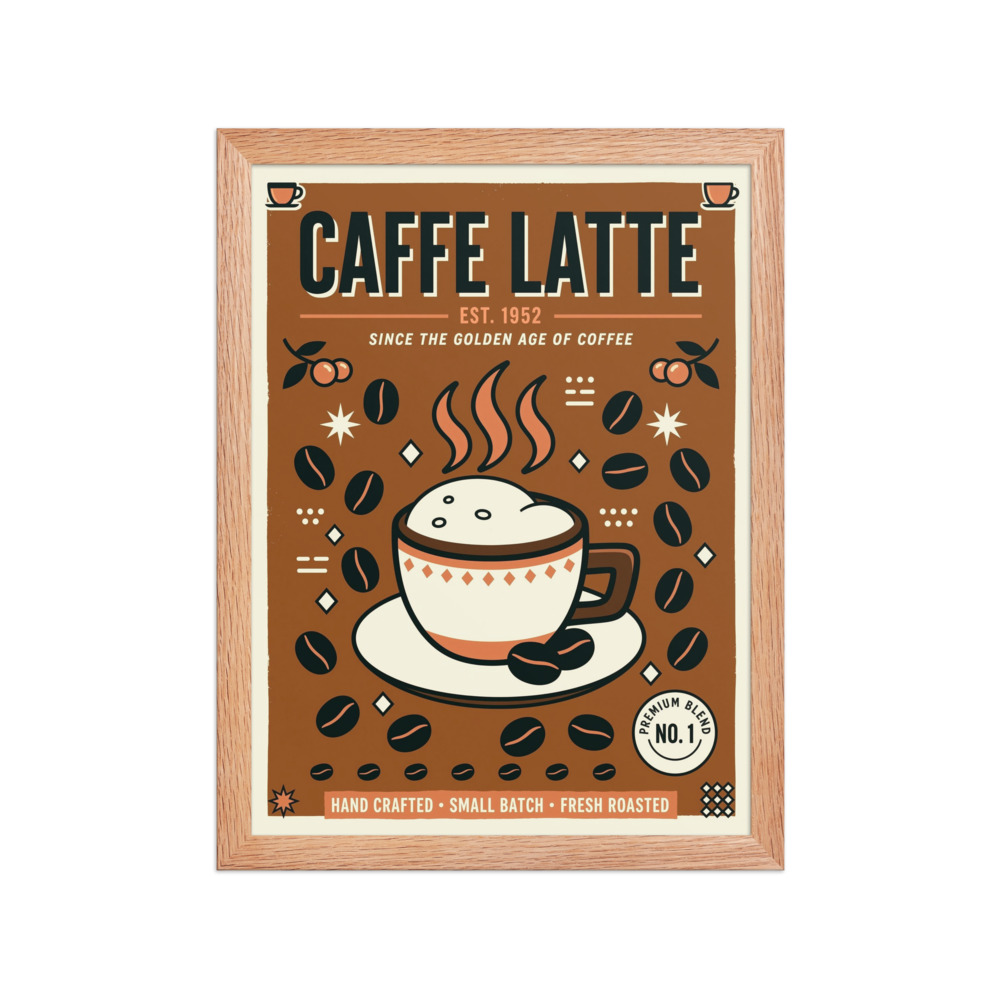 Classic Latte Poster