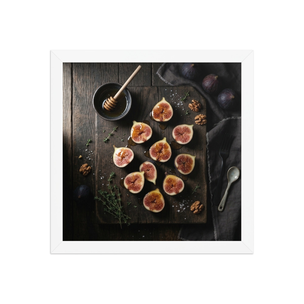 Halved Figs & Honey