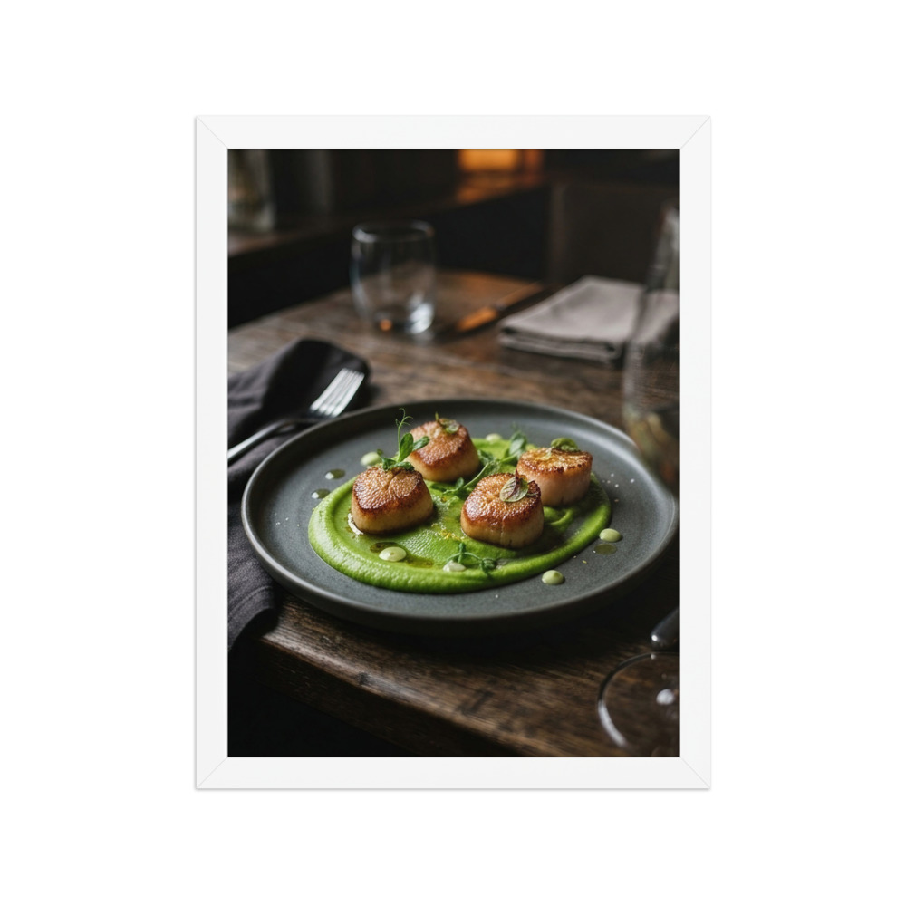 Seared Scallops Plate
