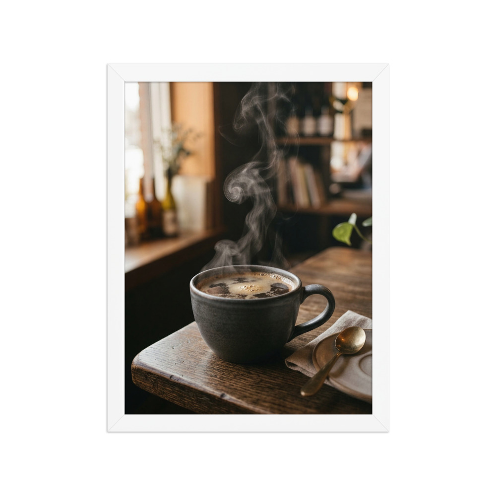 Steaming Black Coffee