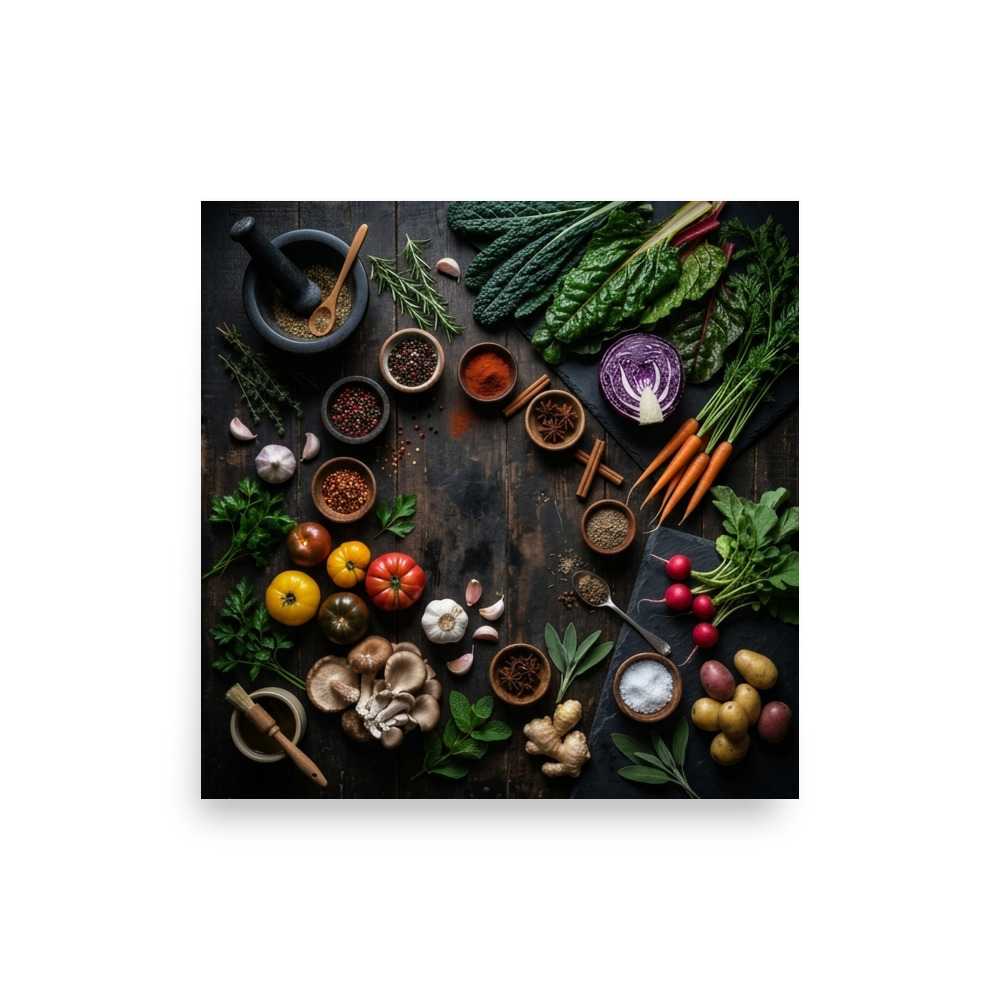 Fresh Vegetables & Spices