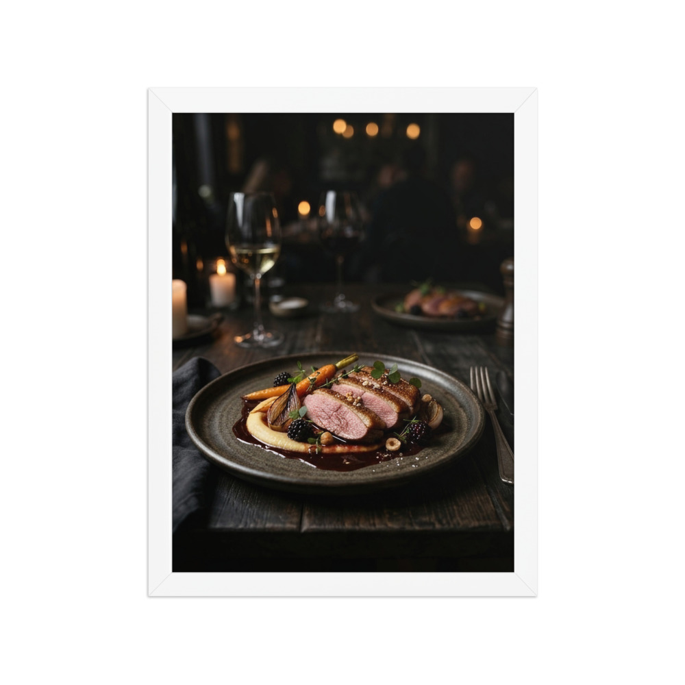 Plated Duck Breast