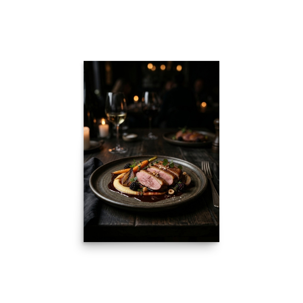 Plated Duck Breast