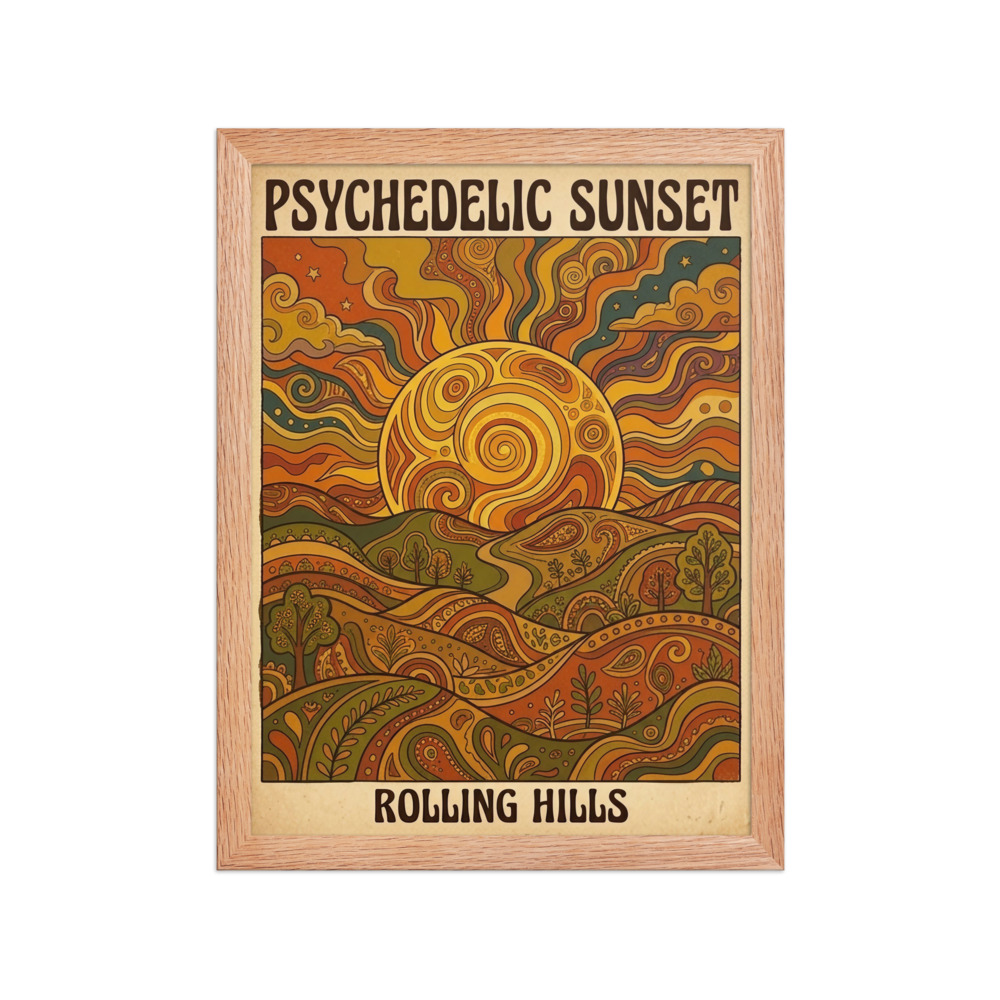 Psychedelic Sunset Hills
