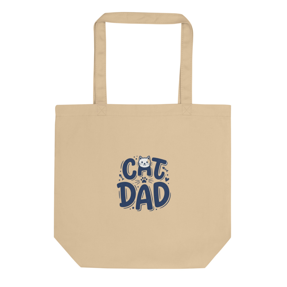 Cat Dad Tote Bag