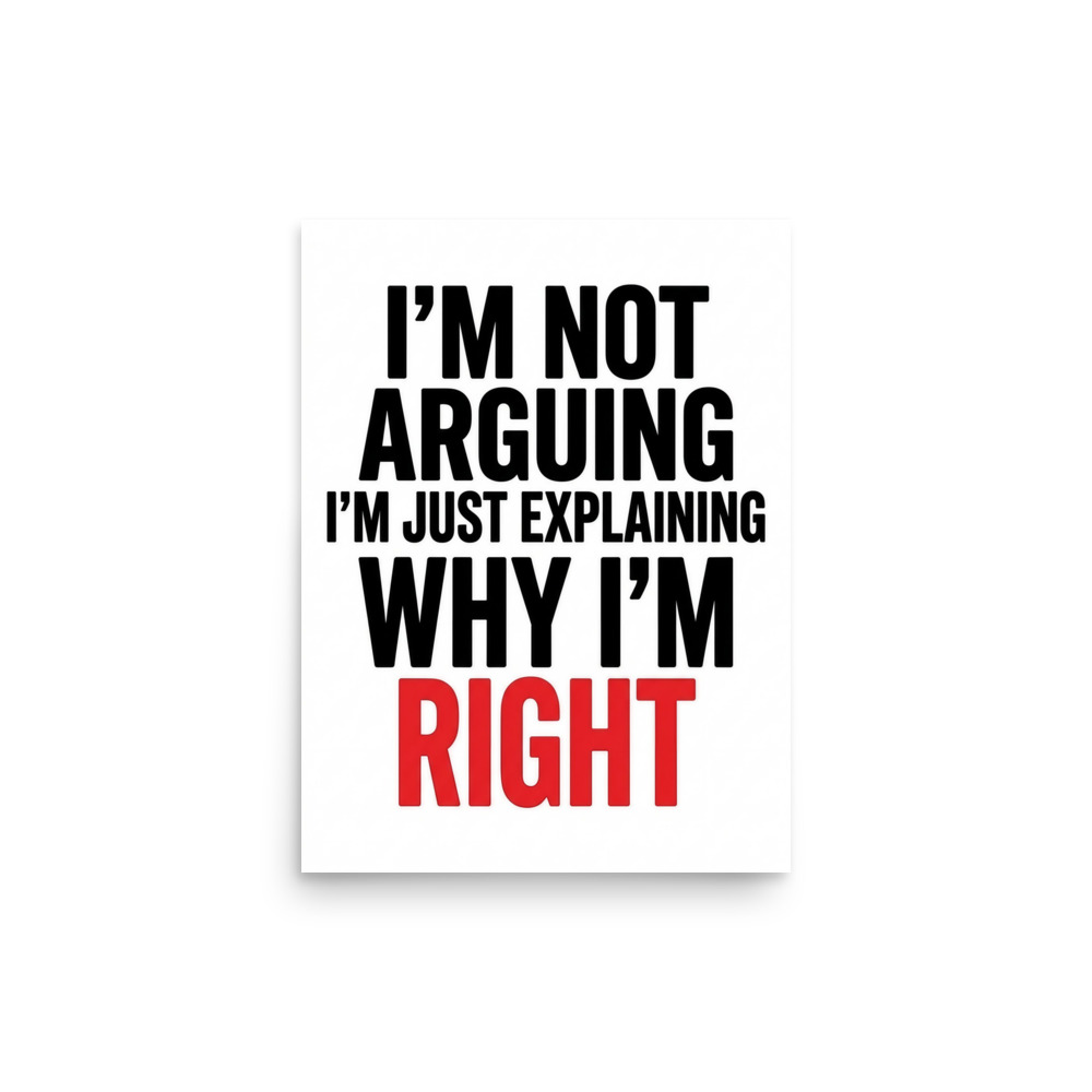 Silently Correcting Your Grammar Art Print, bold typography, white wall decor, sarcastic gift for editors and writers