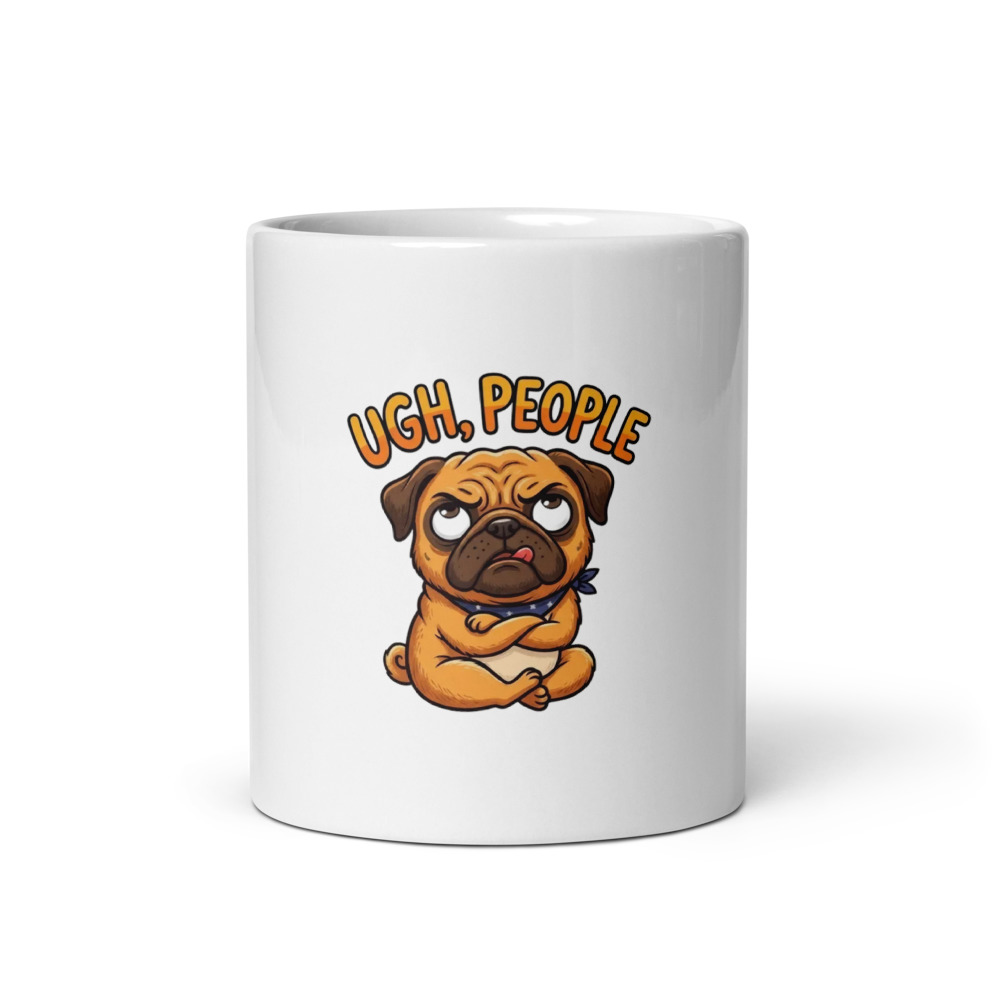 Grumpy Pug People Mug