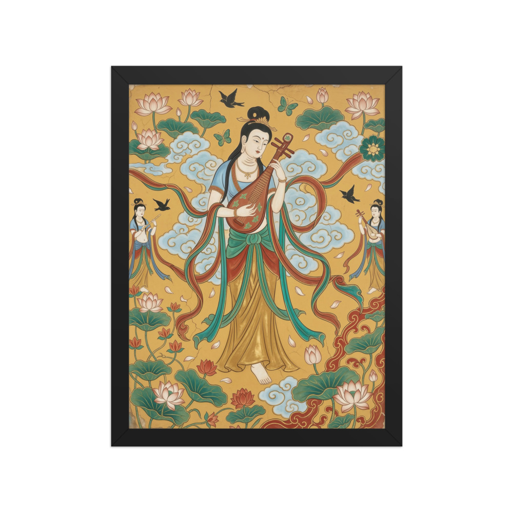 Apsara with Pipa 反弹琵琶