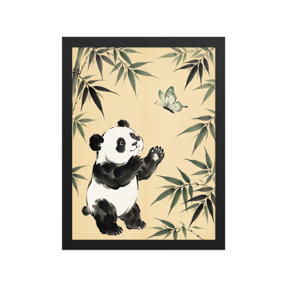 Panda and Butterfly