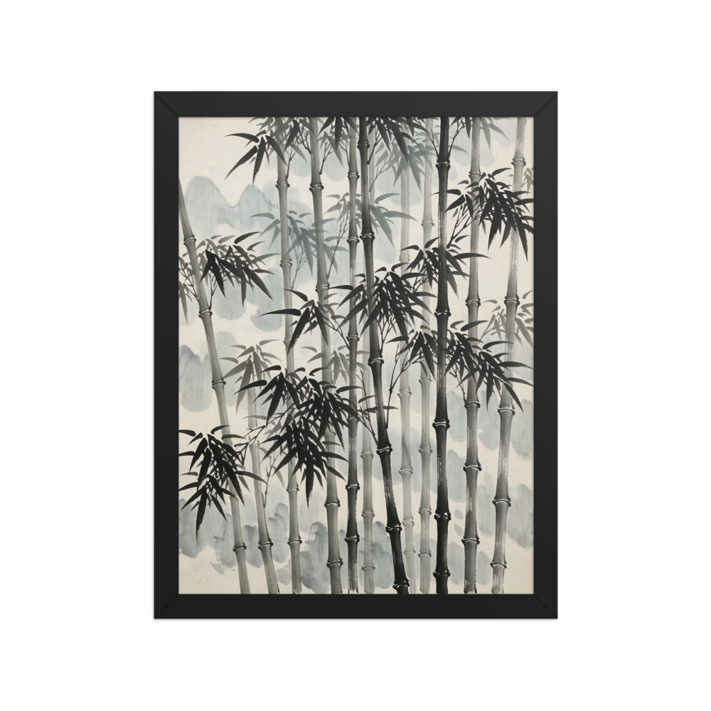 Bamboo in Rain 雨竹