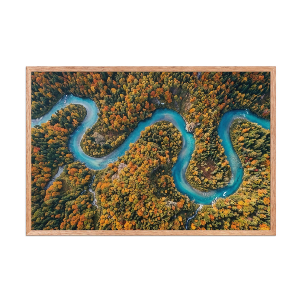 Winding Turquoise River
