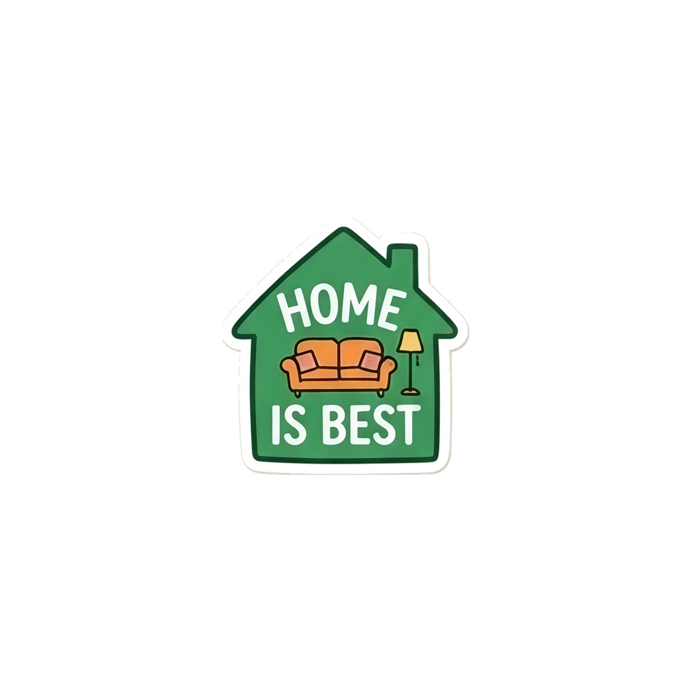 Home Is Best Fridge Magnet, funny work meme, office decor, gift for coworkers