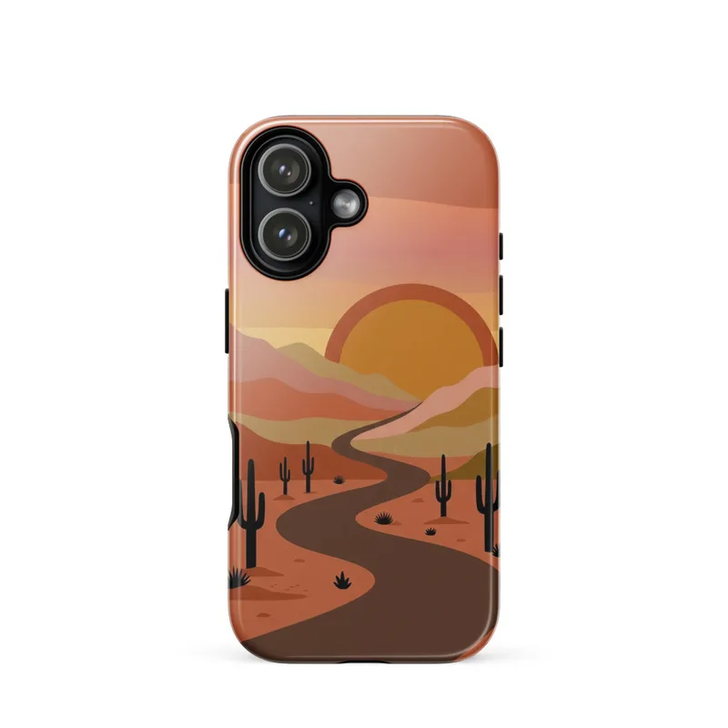 Minimalist Desert Sunset