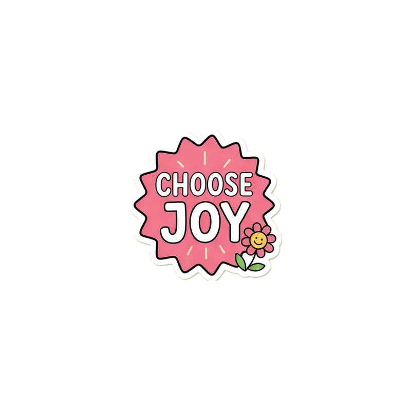 Choose Joy Fridge Magnet, positive quote, desk decor, encouraging gift