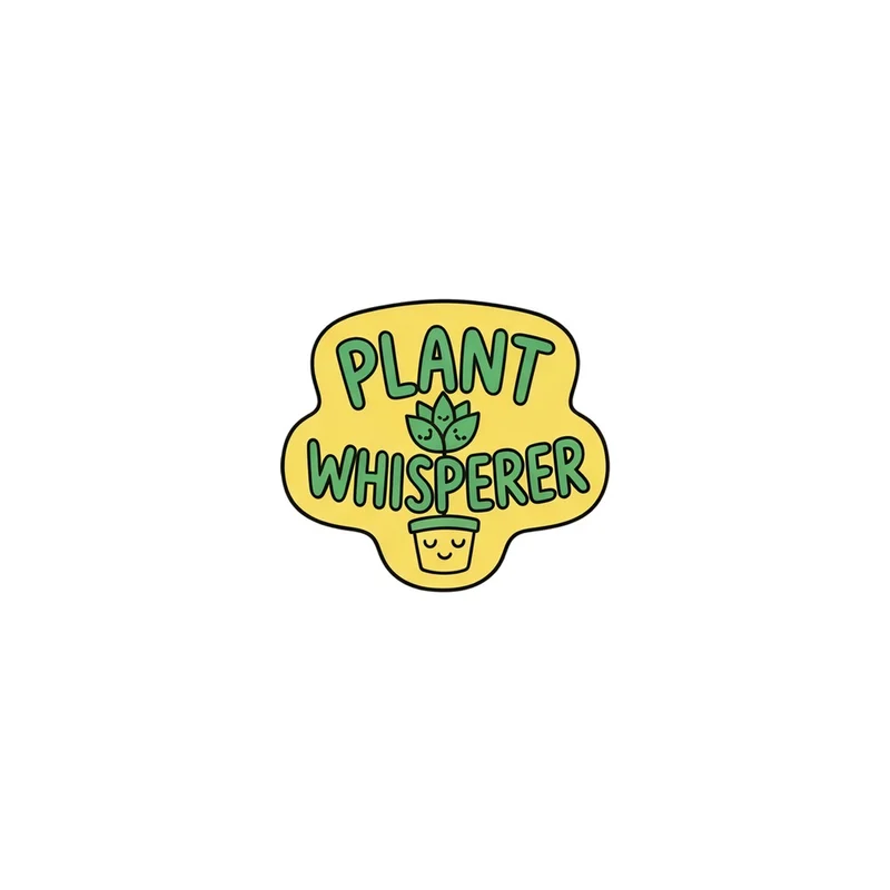 Plant Whisperer Fridge Magnet, funny plant quote, kitchen decor, gift for plant lovers