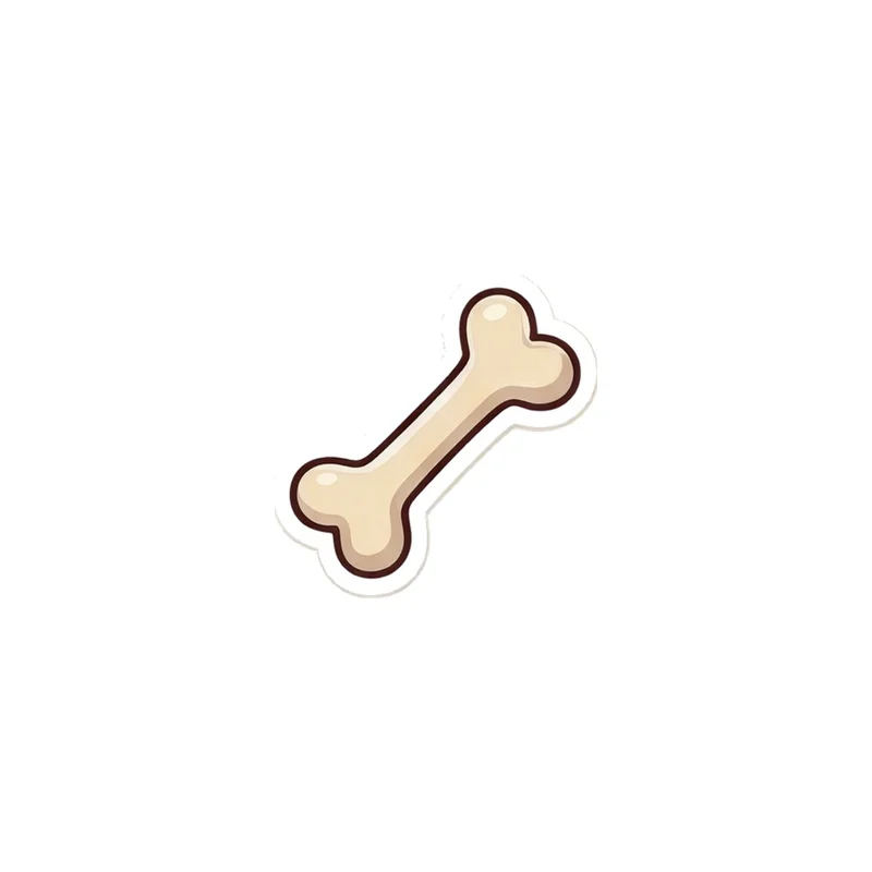 Dinosaur Bone Fridge Magnet, kawaii dinosaur, kids room decor, gift for dino fans