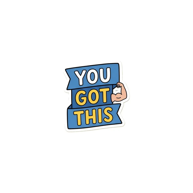 You Got This Fridge Magnet, positive quote, desk decor, encouraging gift