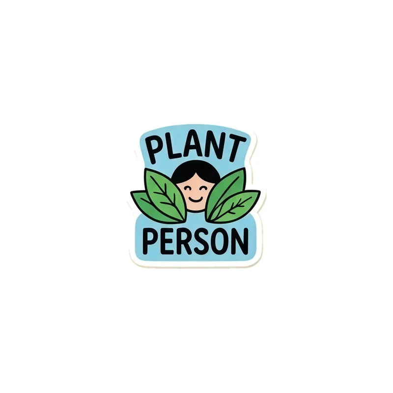 Plant Person Fridge Magnet, funny plant meme, plant lover decor, gift for gardeners