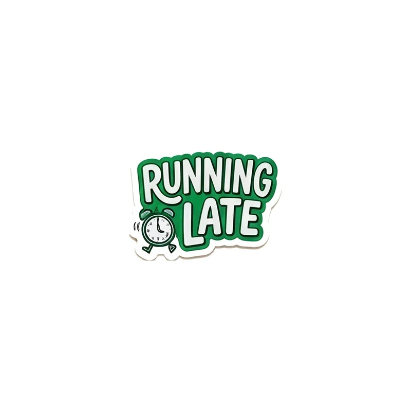 Monday Meme Die-Cut Magnet, sarcastic morning humor, colorful meme style, fridge and locker decor, gift for coworkers