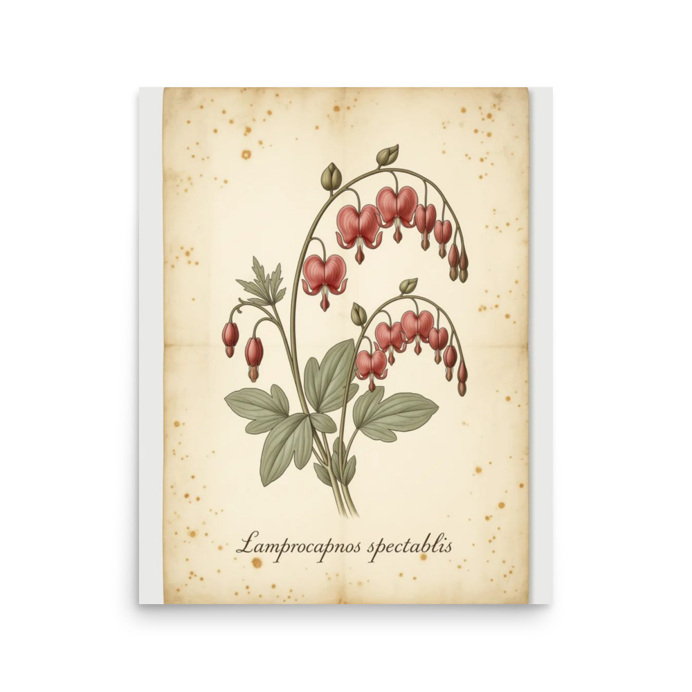 Bleeding Heart — Vintage Botanical Print