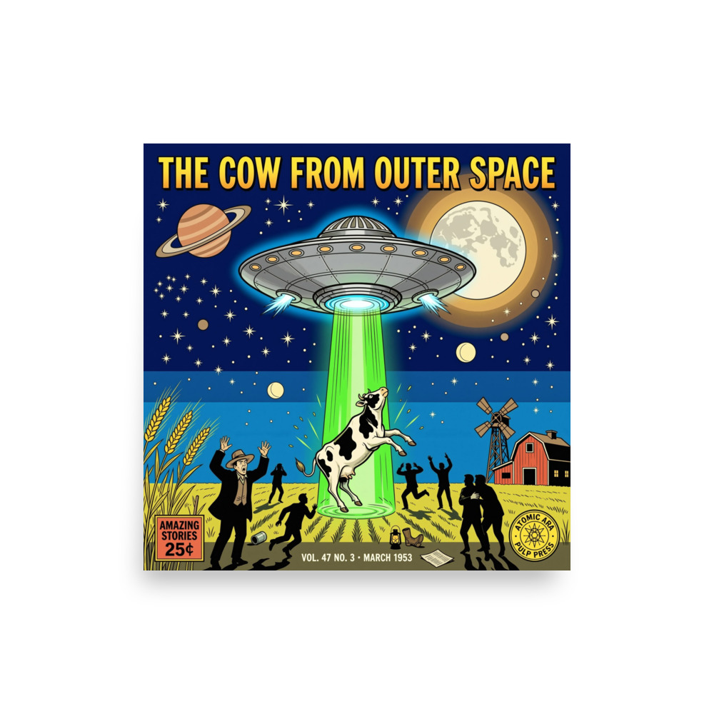 Cosmic Cattle Abduction