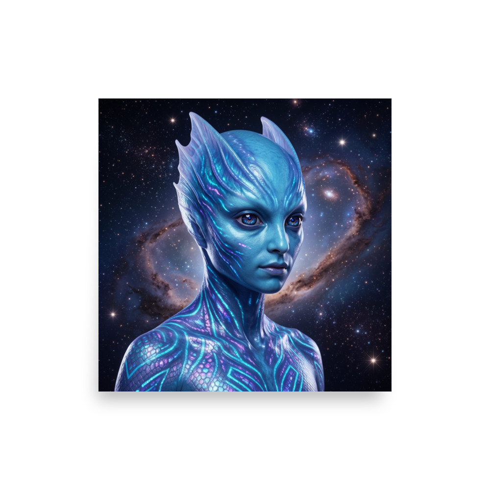 Luminous Azure Being