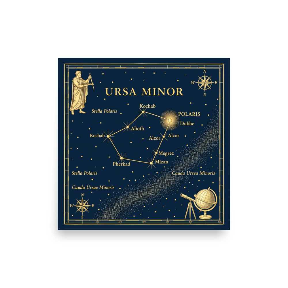 Ursa Minor Constellation Art Print