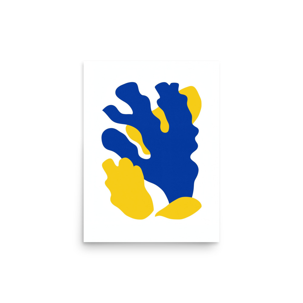 Abstract Blue Shapes