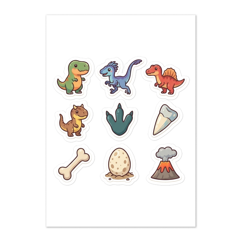 Carnivore Dino Crew Sticker Sheet