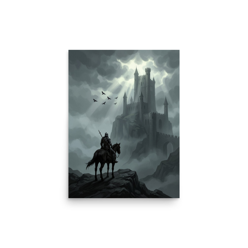 Knight Before Misty Castle