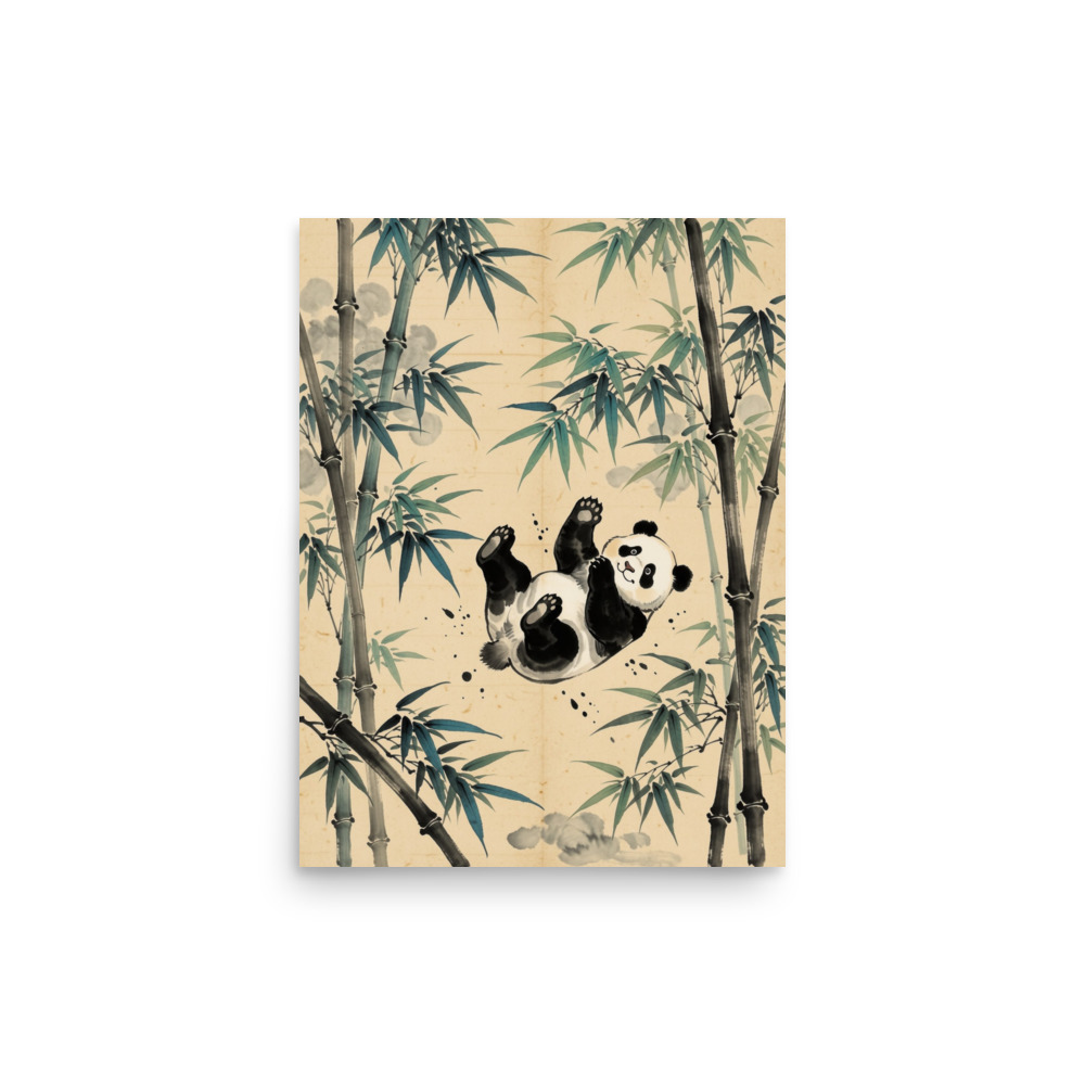 Tumbling Panda Cub