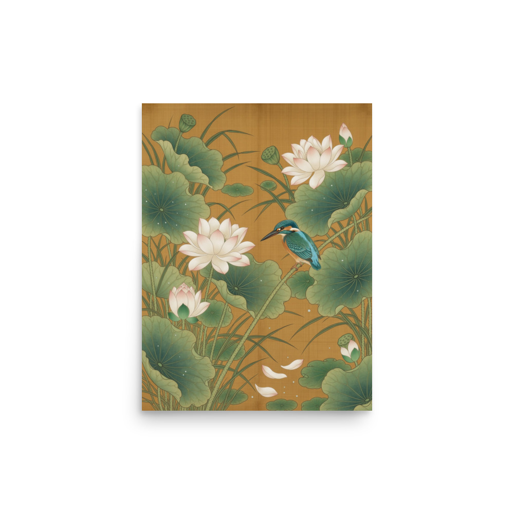 Lotus & Kingfisher 莲