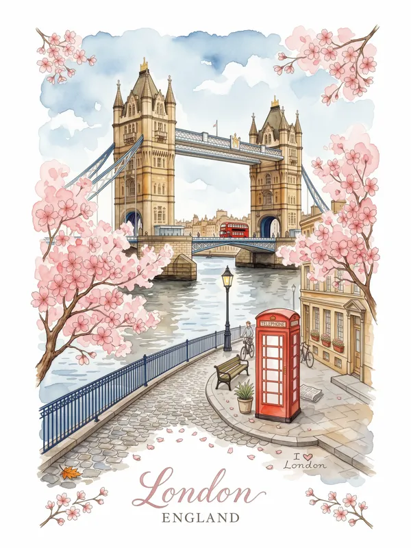 London Watercolor Sketch