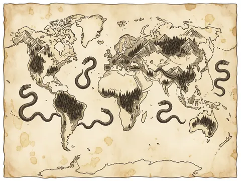 The Wandering Realms — Fantasy Map Print